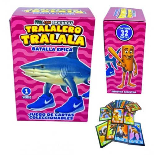 MAZO BRAINROT TRALALERO TRALALA 32 CARTAS SERIE 1 BATALLA EPICA