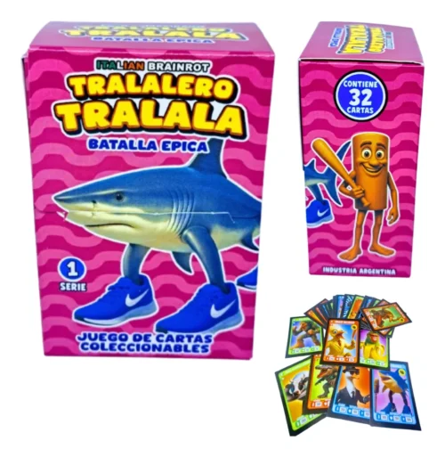 MAZO BRAINROT TRALALERO TRALALA 32 CARTAS SERIE 1 BATALLA EPICA