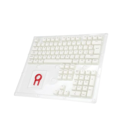JUEGO DE TECLAS PARA TECLADO MECANICO REDRAGON A130W SP KEYCAPS SCARAB WHITE