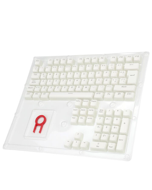 JUEGO-DE-TECLAS-PARA-TECLADO-MECANICO-REDRAGON-A130W-SP-KEYCAPS-SCARAB-WHITE JUEGO DE TECLAS PARA TECLADO MECANICO REDRAGON A130W SP KEYCAPS SCARAB WHITE