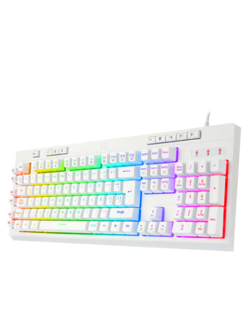 TECLADO-REDRAGON-K512-RGB-SHIVA-WHITE TECLADO REDRAGON K512 RGB SHIVA WHITE