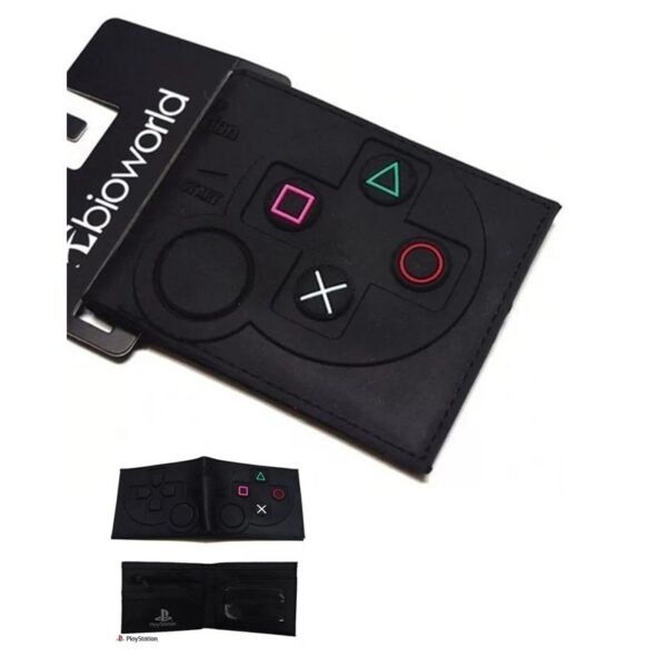 BILLETERA SILICONA MOTIVO GAMER / COMIC / ANIME / SERIES / PELIS