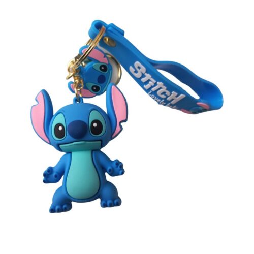 LLAVERO GOMA TIRA STITCH