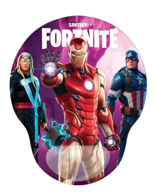 PAD-MOUSE-ALMOHADILLA-GEL-SANTECH-FORTNITE PAD MOUSE ALMOHADILLA GEL DISEÑO SANTECH FORTNITE
