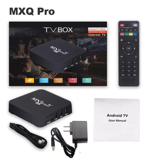 D_NQ_NP_2X_640608-MLA77263681623_062024-F TV BOX 4 GB RAM + 64 GB 4K 5G MXQ PRO