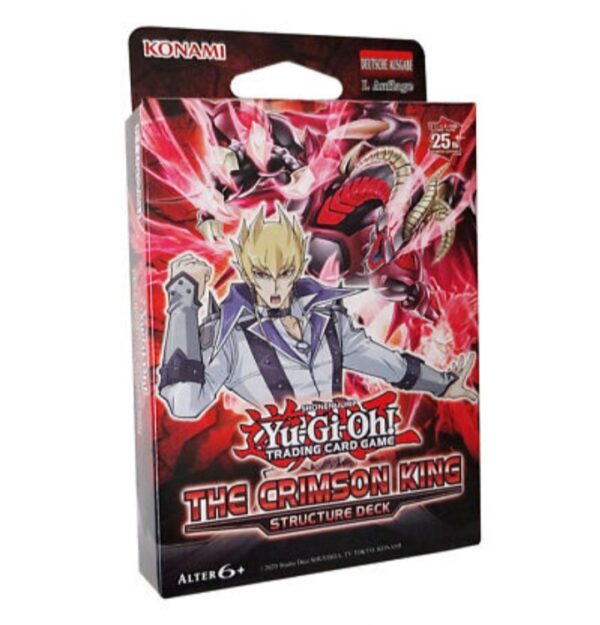 Caja de cartas YU-GI-OH the crimson king originales