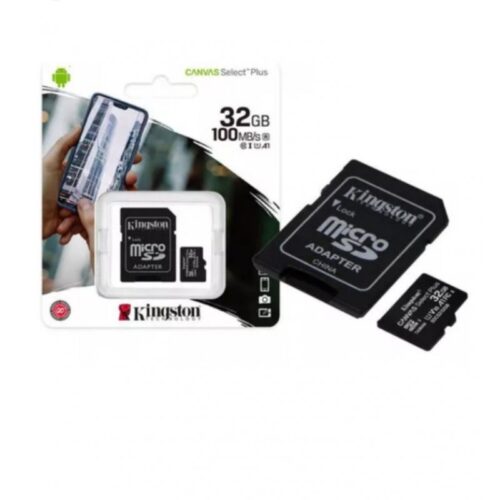 Memoria microSD kingston select plus 32GB clase 10