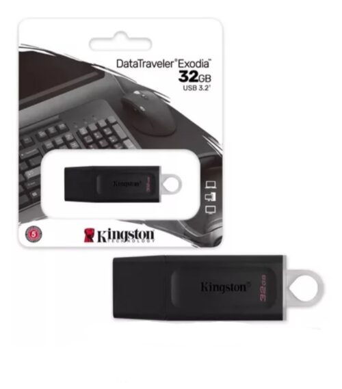 20250227_165759 Pendrive 32GB usb 3.2 kingston exodia negro