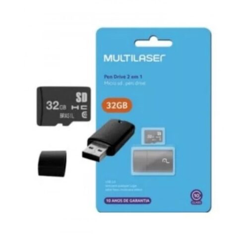 MicroSD + lector de memoria multilaser 2 en 1