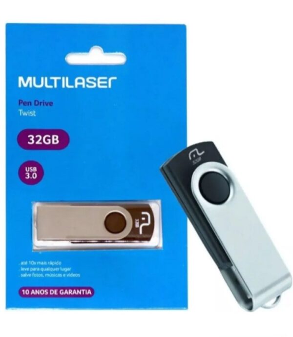 Pendrive 32GB usb 3.0 TWIST multilaser