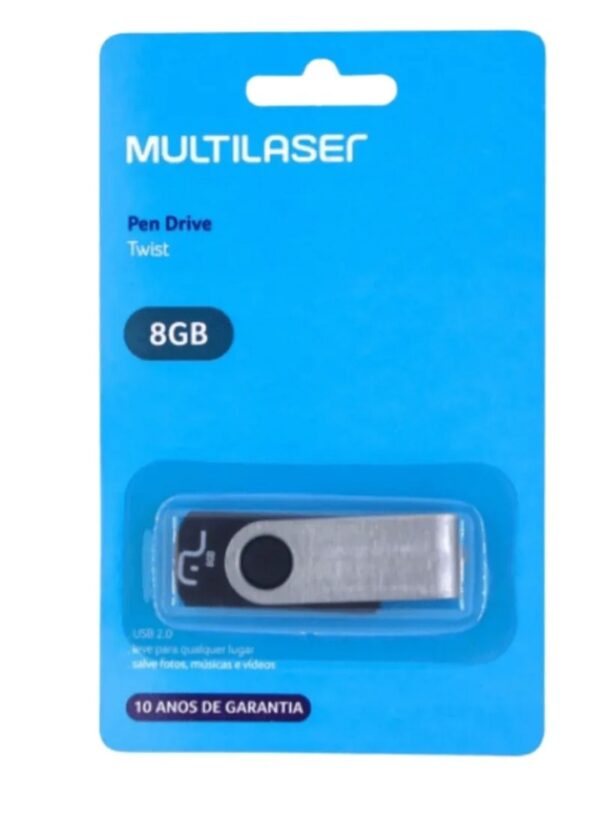 Pendrive 8GB usb 2.0 multilaser