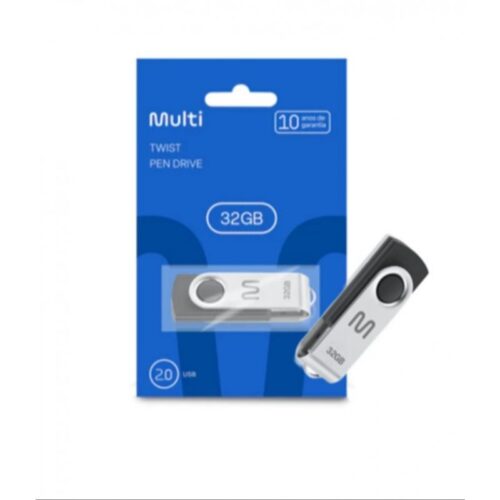 Pendrive 32GB usb 2.0 twist multilaser