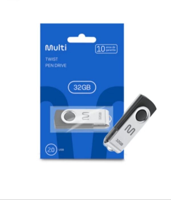 Pendrive 32GB usb 2.0 twist multilaser