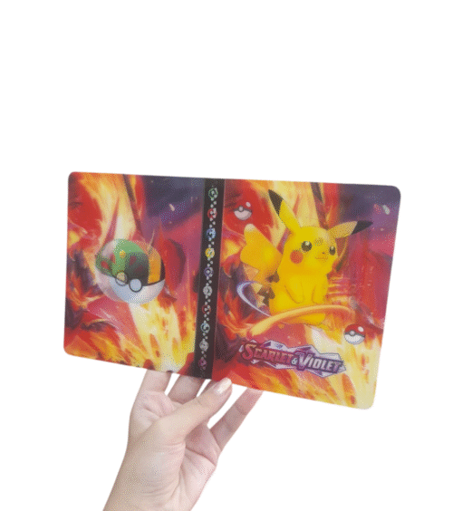 20250227_182147 Carpeta para 40 cartas Pokémon Pikachu SCARLET Y VIOLET 10