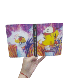 Carpeta para 40 cartas Pokémon Pikachu SCARLET Y VIOLET 8