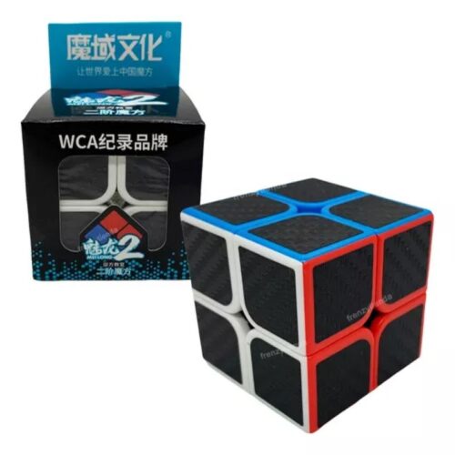 Cubo rubik carbono 2x2x2 moyu