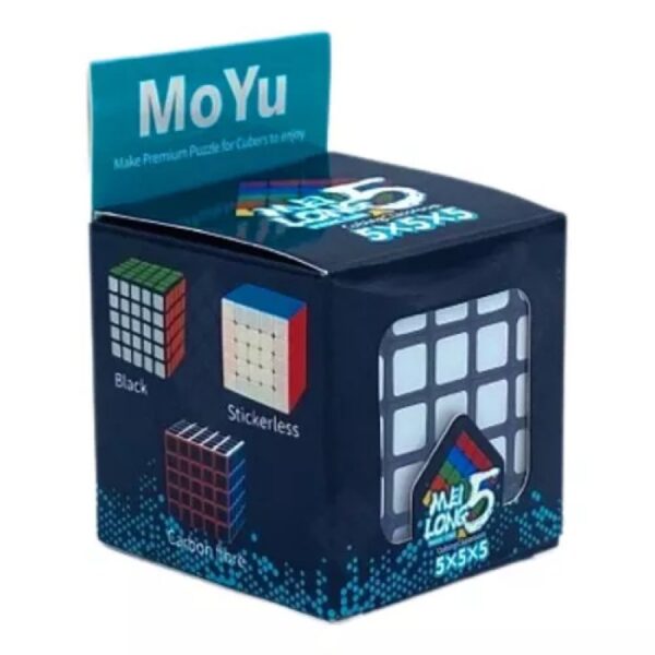 Cubo rubik 5x5x5 fondo negro moyu