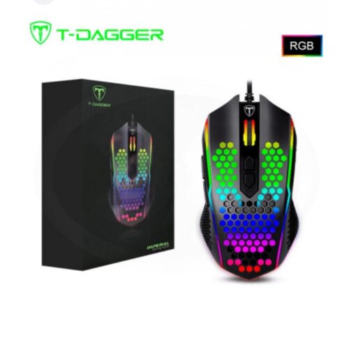 Mouse T Dagger RGB negro