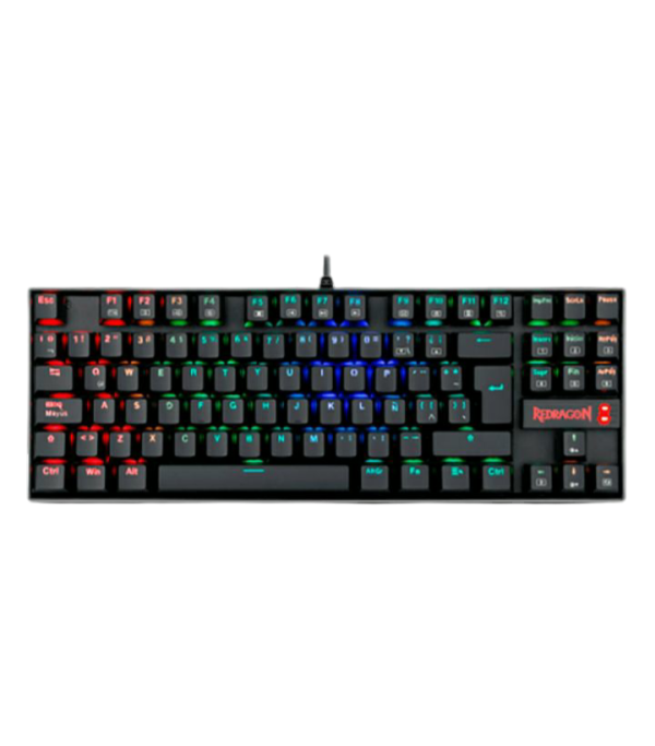 TECLADO REDRAGON KUMARA MECANICO BLACK RGB BLUE SWITCH