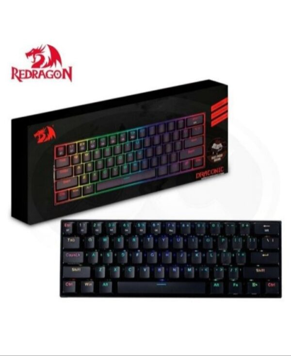 TECLADO REDRAGON DRACONIC MECANICO BLACK