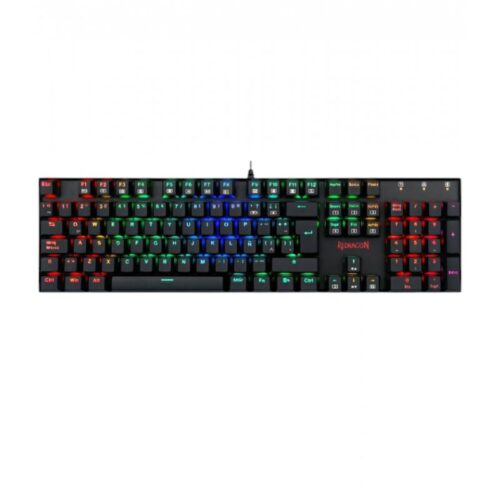 TECLADO REDRAGON RGB MITRA MECANICO BLACK RED SWITCH ESPAÑOL
