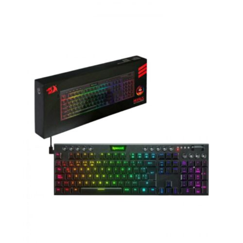 TECLADO REDRAGON K622 HORUS TKL MECANICO CABLEADO BLACK RED SWITCH RGB