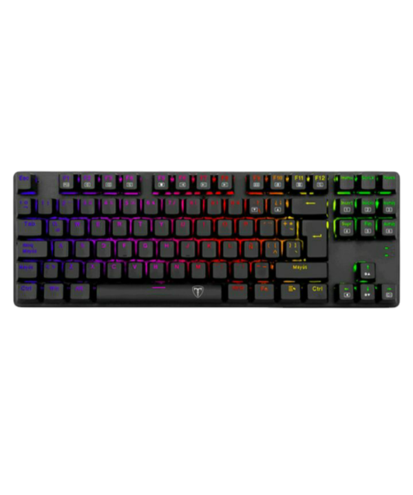 TECLADO T DAGGER T TKG 310BL NAXOS RAINBOW BLUE switch black