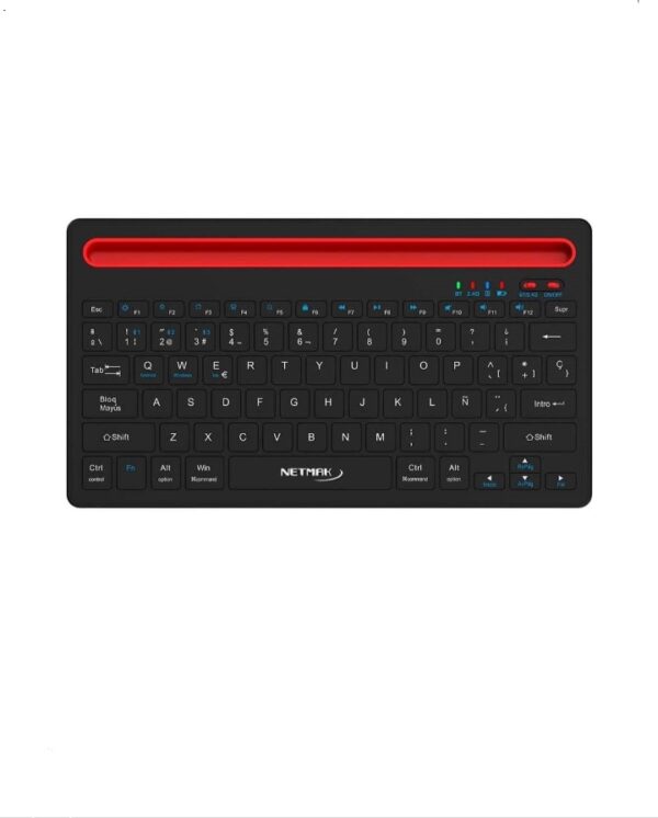 TECLADO BLUETOOTH 5.0 RECARGABLE NETMAK NM KB650