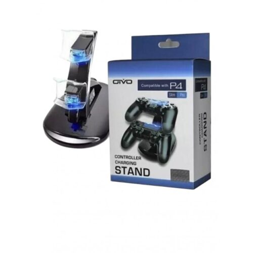 BASE CARGA JOYSTICK PS4 LUZ VERTICAL NIPPONGAME