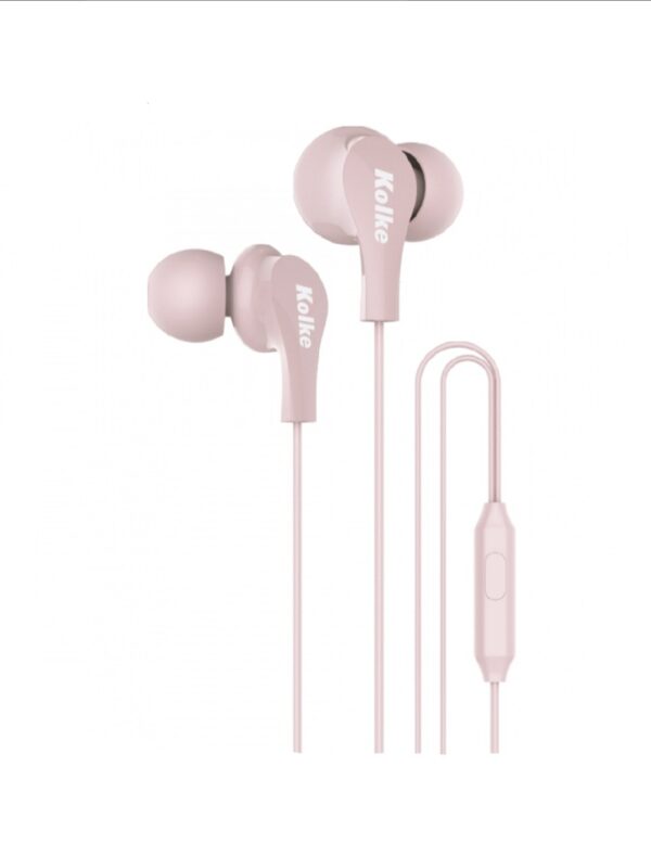 AURICULARES IN EAR M/L KOLKE KAI 663 CON DISPLAY ROSA