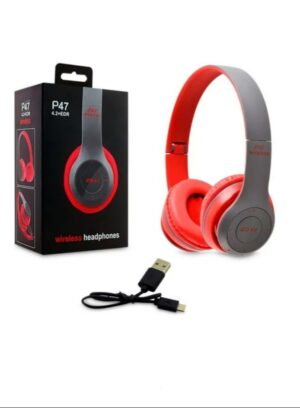 20250313_152909 AURICULAR BLUETOOTH P47 NEW BT ROJO