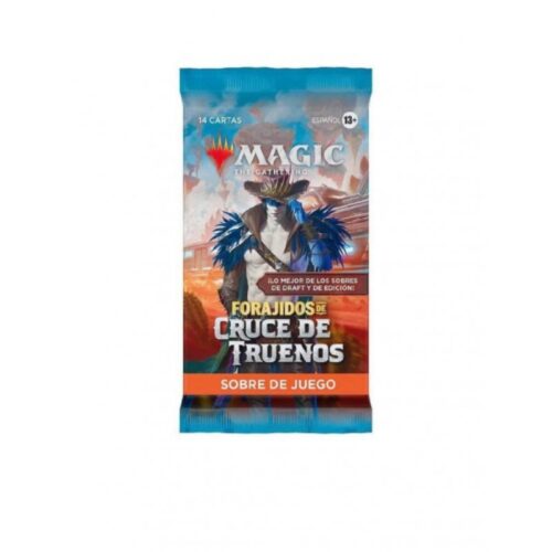 SOBRE DE CARTAS MAGIC FORAJIDOS DE CRUCE DE TRUENOS