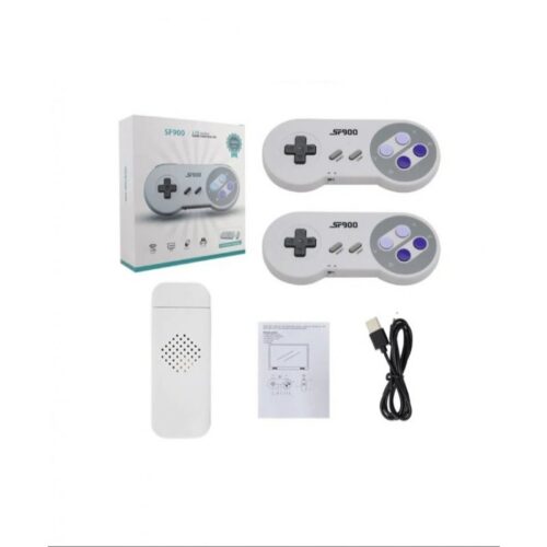 CONSOLA MINI GAME BOX 931 JUEGOS SUPER NES 16 BIT SF900 JOYSTICK INALÁMBRICO