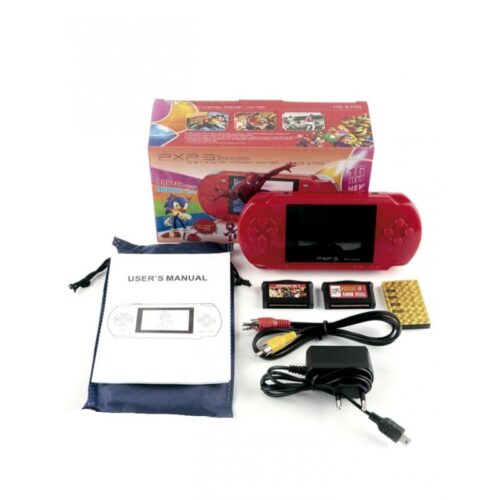 CONSOLA SEGA PORTATIL 16 BITS PXP 3 SLIM STATION CON CARTUCHO