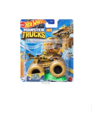 HOT WHEELS AUTO MONSTER TRUCK OVERSIZED 4X4 ESCALA 1:64 ORIGINAL MATTEL SHARK WREAK