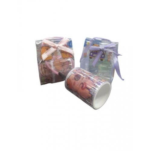 CAPIBARA CINTA DECORATIVA STICKER EN ROLLO