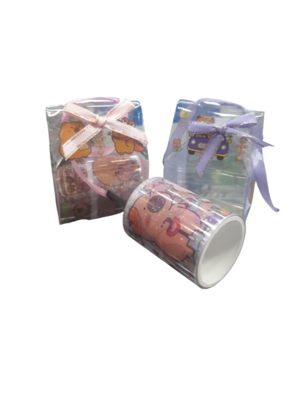 CARPINCHO CINTA DECORATIVA STICKER EN ROLLO