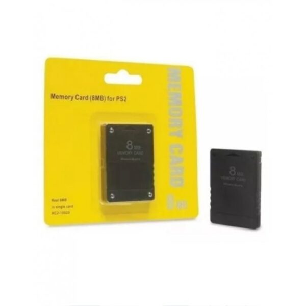 MEMORY CARD PS2 8 MB BLISTER AMARILLO