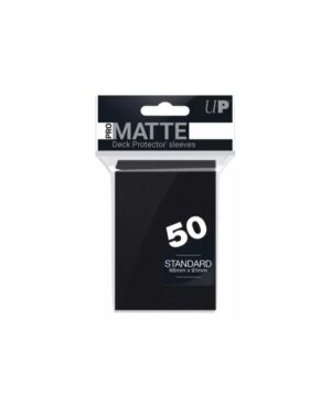 FOLIO PROTECTOR PARA CARTA INDIVIDUAL PRO MATTE 66MM X 91MM MATTE NEGRO PACK X50 (POKÉMON/ MAGIC)