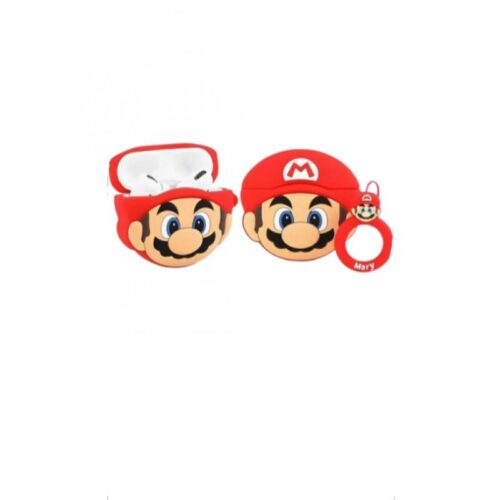 AURICULAR BLUETOOTH IN EAR AIRPODS + FUNDA DE SILICONA SUPER MARIO BROS