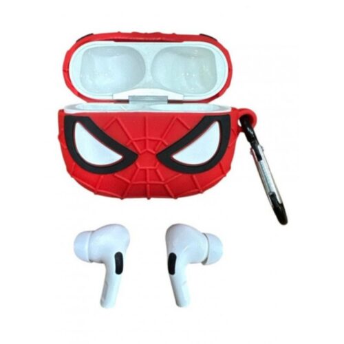 AURICULAR BLUETOOTH IN EAR AIRPODS + FUNDA DE SILICONA SPIDERMAN