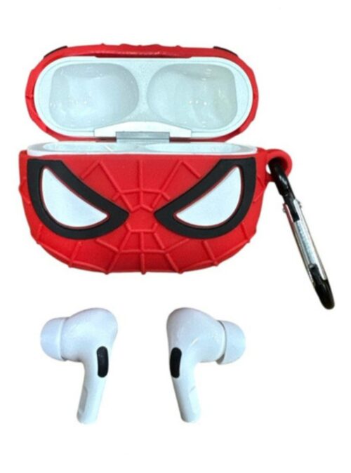 20250319_185844 AURICULAR BLUETOOTH IN EAR AIRPODS + FUNDA DE SILICONA SPIDERMAN