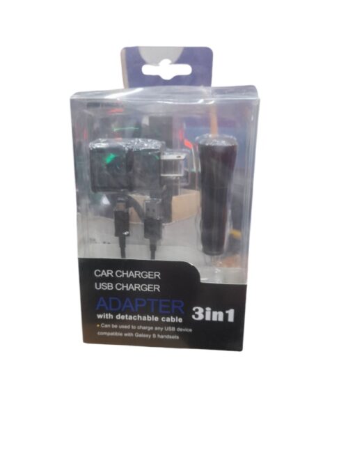 20250319_192722 CARGADOR 3 EN 1 CABEZAL + AUTO + CABLE MICRO USB