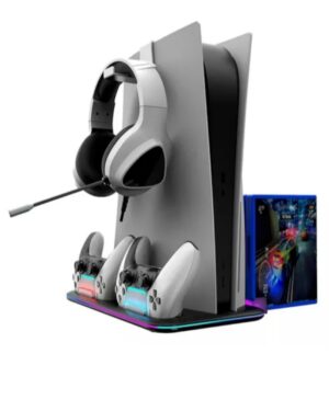 COOLER + BASE DE CARGA + SOPORTE PARA PS5 SLIM KRAB