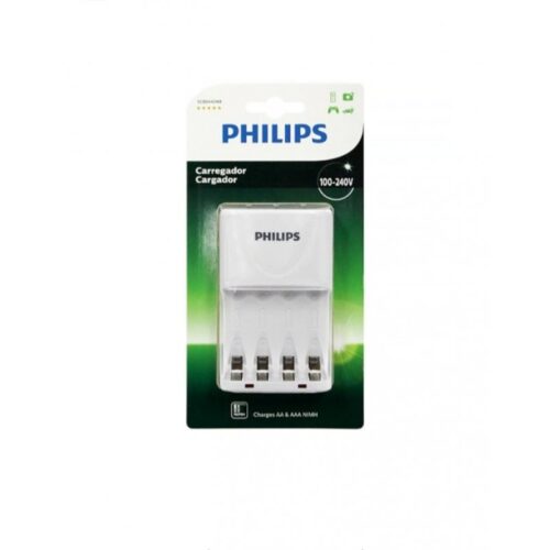 CARGADOR DE PILAS PHILIPS 4 CANALES