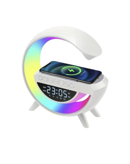20250320_192426 PARLANTE BLUETOOTH + BASE CARGA + RELOJ + ALARMA + LAMPARA KOLKE "G" EN 1KPM 661