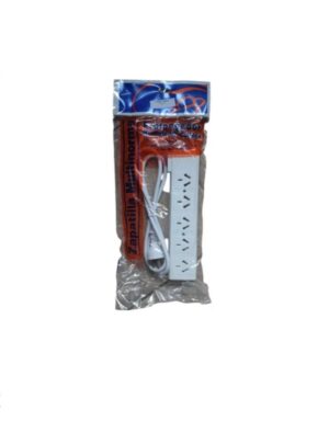 ZAPATILLA BINORMA 5 ENCHUFES CABLE 1,5MT CON INTERRUPTOR
