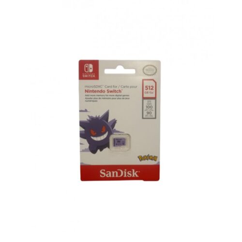 MEMORIA MICRO SD 512 1GB SANDISK SWITCH POKÉMON GENGAR 100 MB/S