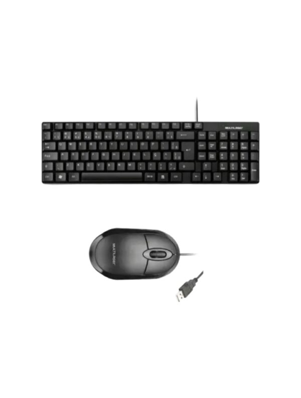 KIT TECLADO + MOUSE CON CABLE MULTILASER