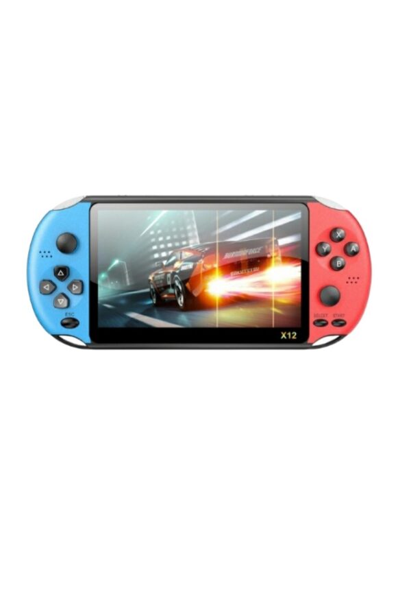 MULTICONSOLA PORTATIL X7 MP5 8GB RETRO GAMES TIPO SW RED/NEON
